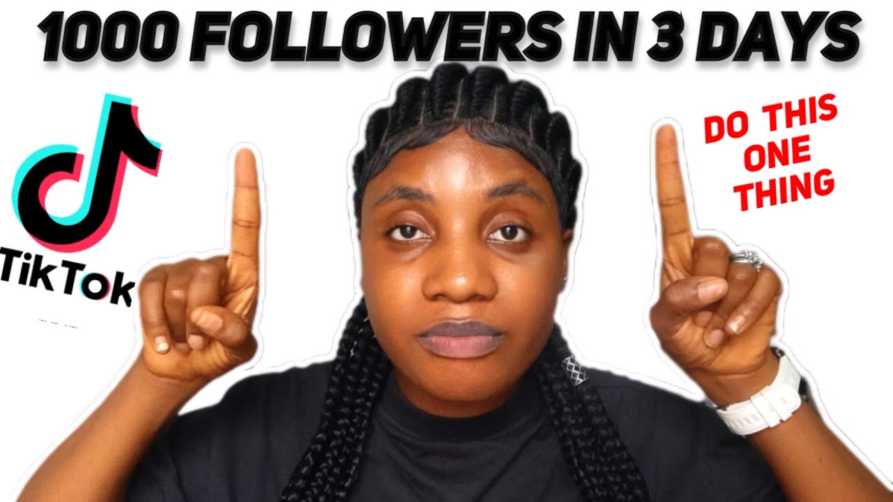 I Tried The FASTEST WAY To Get 1,000 TikTok Followers #seo