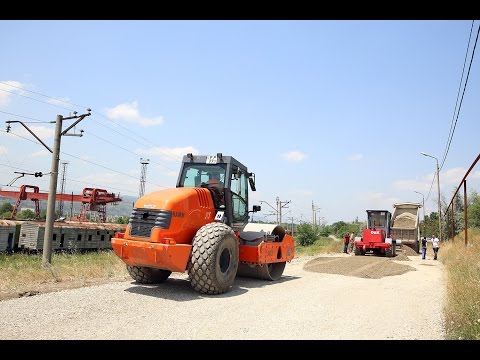 აფრიკის დასახლებაში გზის სარეაბილიტაციო სამუშაოები მიმდინარეობს