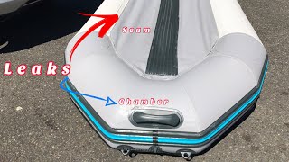 How to Fix a Leak in the Inflatable Boat (DIY)