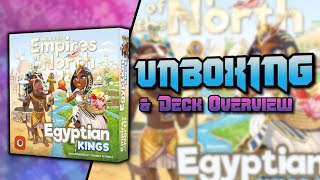 Empires of the North Egyptian Kings Unboxing and Deck Overview | Portal Games screenshot 4