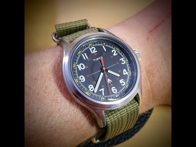 TIMEX(タイメックス) / クォーツ腕時計/アナログ/BLK/KHK