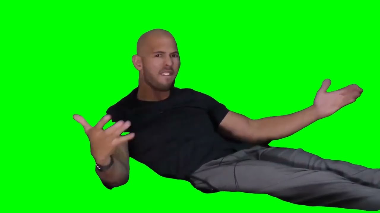 "BREATHE AIR!" - Andrew Tate Green Screen