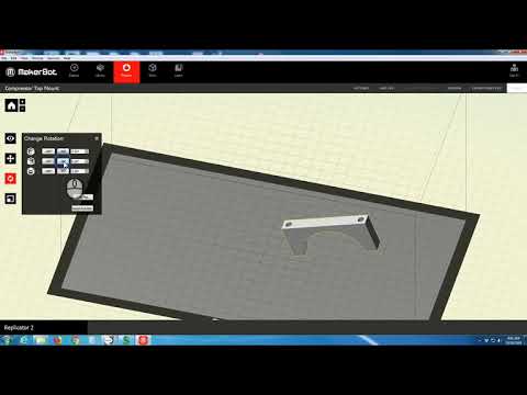 मेकरबॉट डेस्कटॉप एप्लिकेशन - 3डी प्रिंटिंग की तैयारी - क्लार्क मैग्नेट हाई स्कूल
