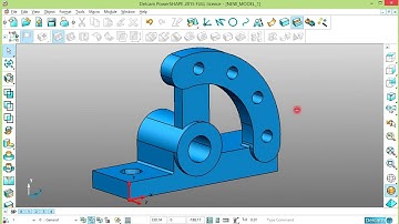 Powershape Tutorial No.69 - 3D CAD Practice Powershape 2015