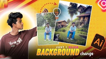 Instagram Trending Background Change Photo Editing | Just 1 Click | Ai Background Change