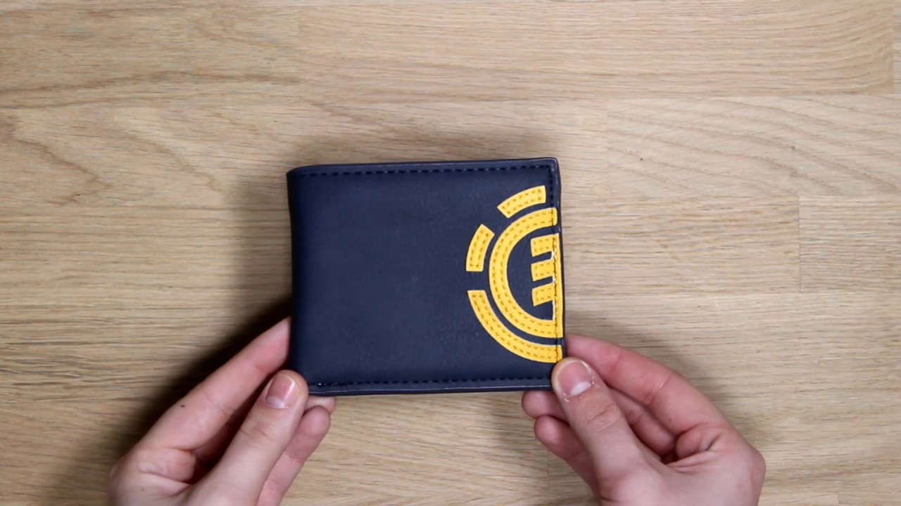 Element Daily Faux Leather Wallet in Blue Depths