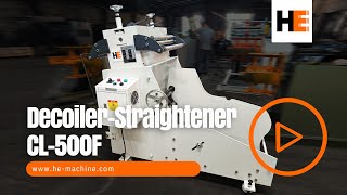 Decoiler Straightener Combo For Small Coil I D Compact Design, Easy Integration And Operation