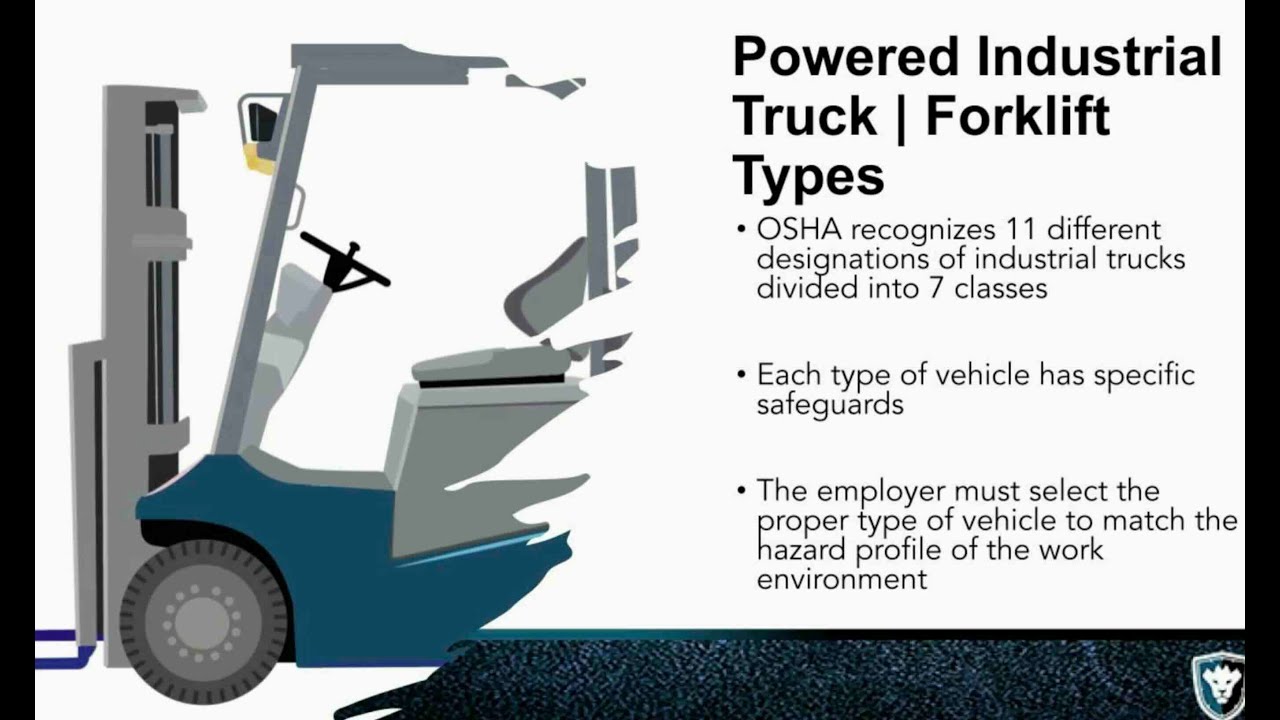 Forklifts / Powered Industrial Truck Safety | Aerial Lift Safety | Basic Rigging Operations