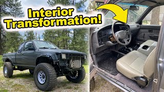 Total Interior Transformation For The Toyota Pickup!!