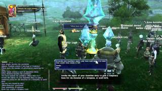 FF14 OBT Quest Gameplay