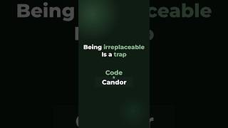 Being irreplaceable is a trap #softwaredevelopment #softwareengineering
