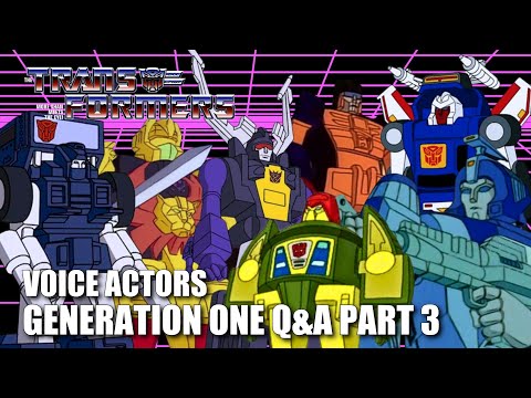 Transformers Voice Actors Q&A Part 3 | Joe Leahy, Michael McConnohie, Hal Rayle, John Moschitta Jr |