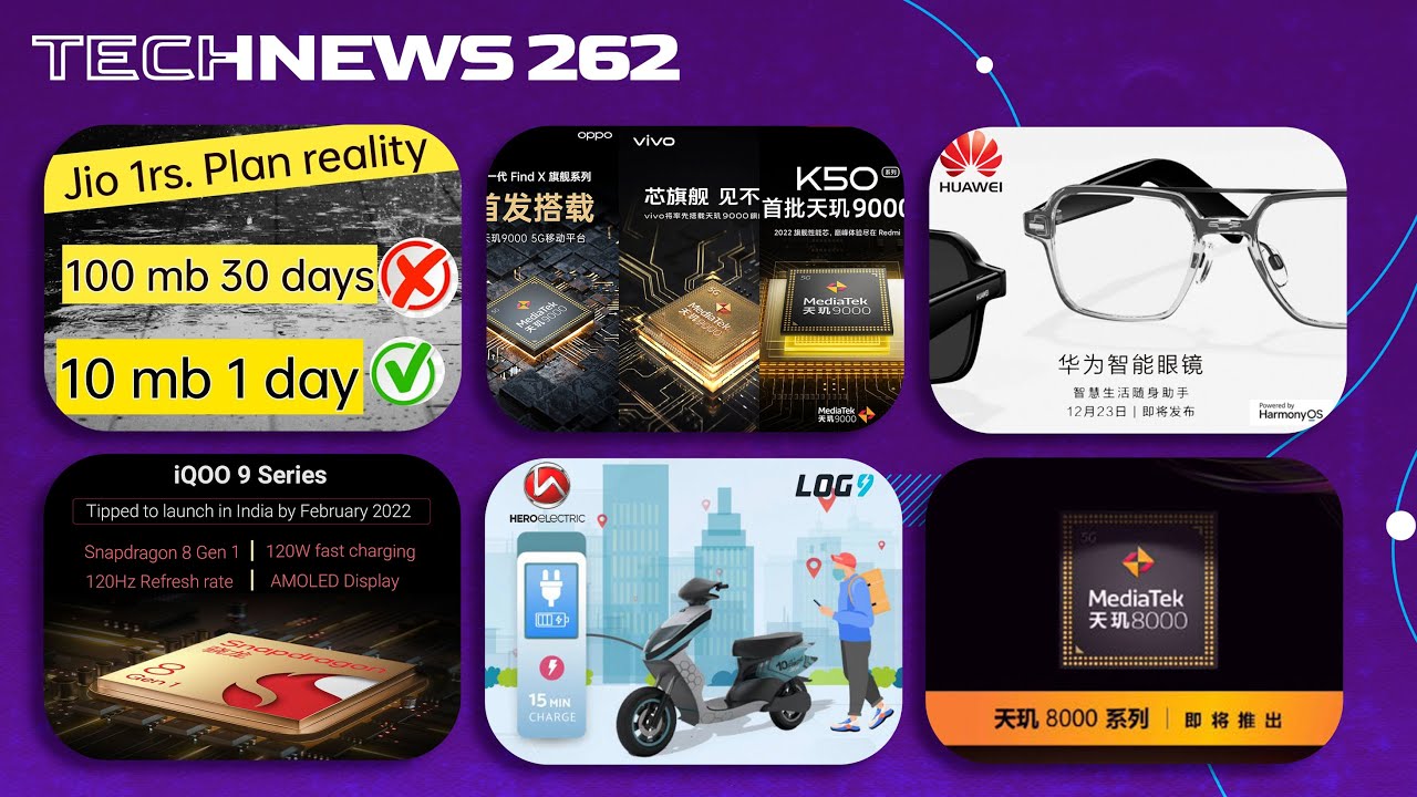 Jio ₹1 Scam, Dimensity 9000 Phones, realme GT 2 India Launch,OnePlus Nord 2 CE 1st Look-