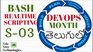 #Bash Scripting in Telugu -- Real-Time Scripts -- Devops Month - Session 03