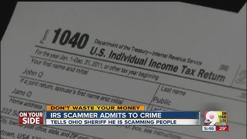 IRS scammer admits to crime