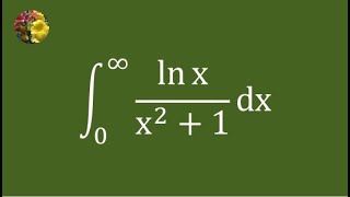 2nd method to evaluate the improper integral using basic techniques (Mis-1995A)