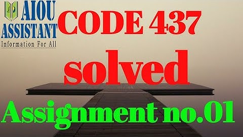 aiou solved assignment code 437 || aiou BA solved assignment autumn 2021