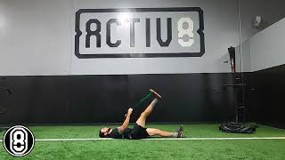Activ8 | Crossover Lateral Hamstring Stretch