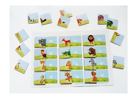 УМНЫЕ ЛИПУЧКИ для детей. Дидактическая игра ЧЕЙ ЭТО ХВОСТИК от https://shop.amelica.com