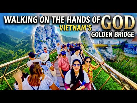 Hands of God" | Vietnam Golden Bridge 360°    #viralvideo 