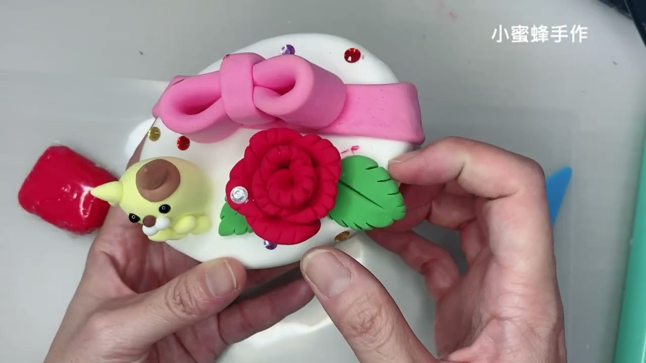 線上共學黏土教室-玫瑰花禮盒