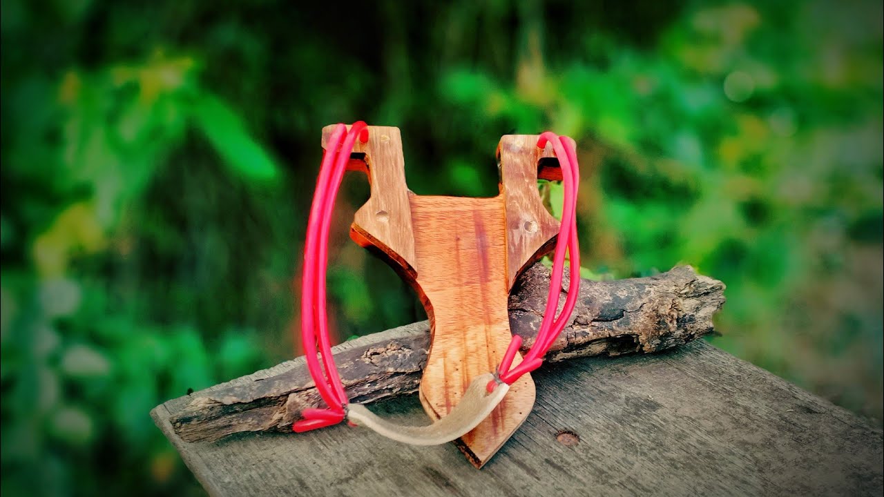 DIY SLINGSHOT how to make a slingshot YouTube