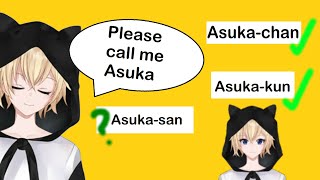 Please call him Asuka... | [Aigami Asuka / Independent Vtuber]