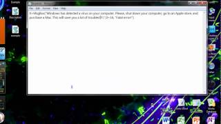 How to: Create A Fake Error Message