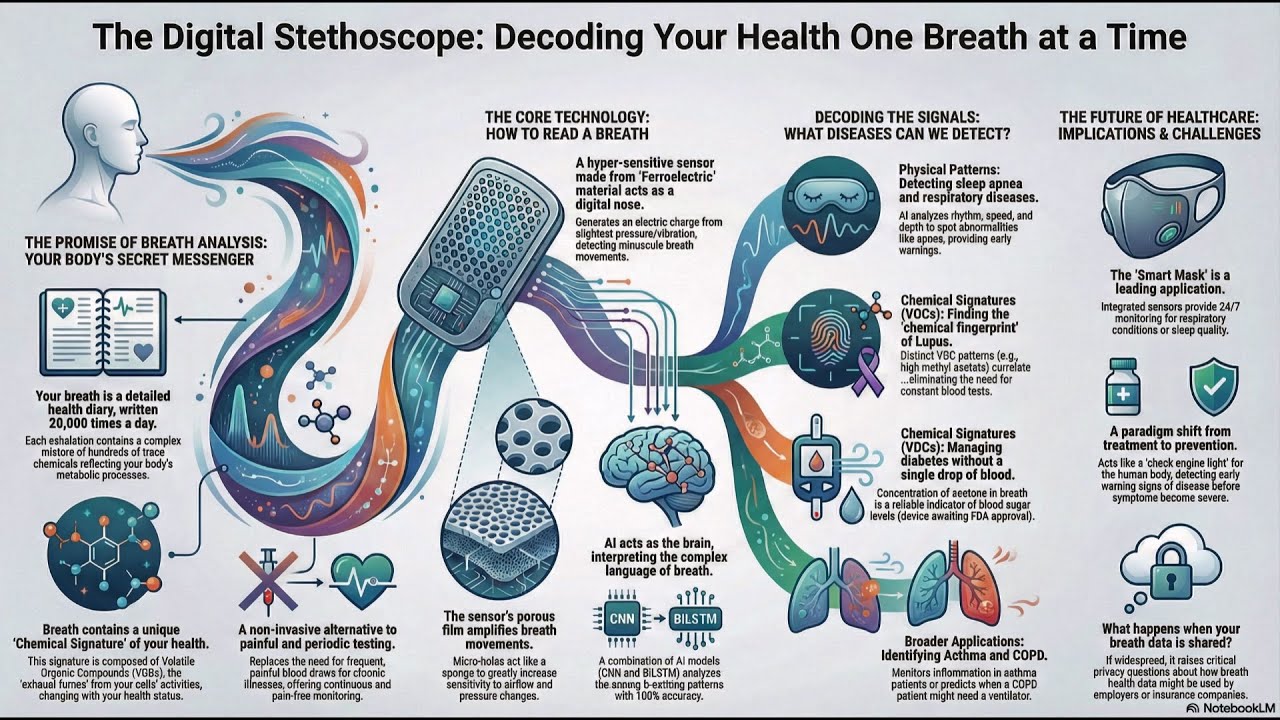 숨결 속 화학 서명 실시간 건강 감시 Decoding Health with Digital Breath Analysis