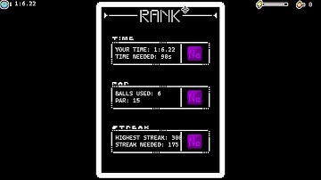 The biggest update to my game yet! - Neonball devlog 7 - rank screen