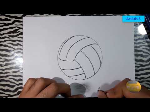 Como desenhar um VOLEIBOL em 10 PASSOS