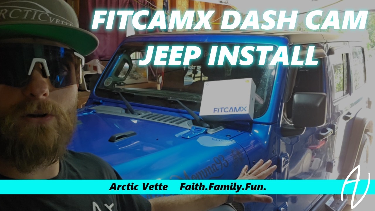 FITCAMX Dash Cam Install & Review - Jeep Wrangler (2018 - Present JL/JLU)