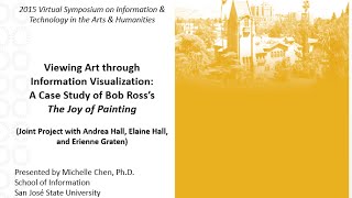 Viewing art through information visualization: A case study of Bob Ross’s The Joy of Painting