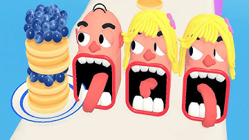 🥞 Pancake Run 🍩 BIG UPDATE 🍪 All Levels Gameplay 🎂 Android, ios