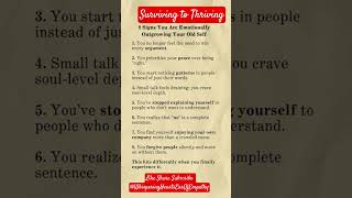 Powerful Signs You’re Evolving Beyond Your OldSelf.Emotionally Outgrowing Who You Once Were.Old Self