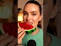 “Ultimate Crystal Food ASMR 🍕🥔🍉 | Pizza, Chips &amp; Watermelon Crunch!”#asmr #mukbang #usa #piano