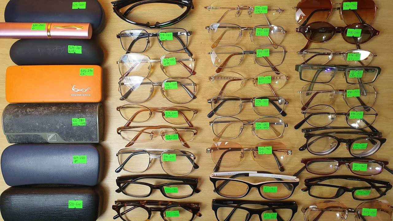 Phiên 170: Báo Giá 35 Chiếc Kính Nhật Bãi, Cận, Loạn, Lão, Mát - 0988.189.706