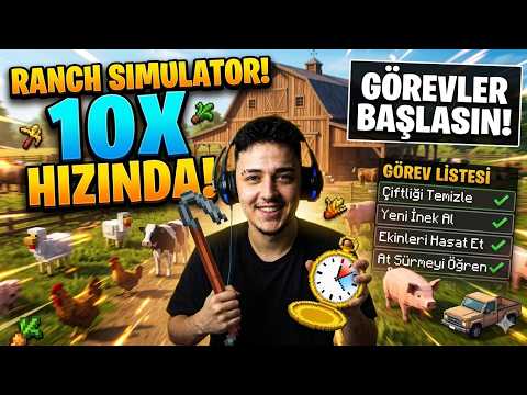 ÇİFTLİKTE YENİ DÖNEM! 🤠 Ev, İnekler ve Büyük Hayaller | Ranch Simulator