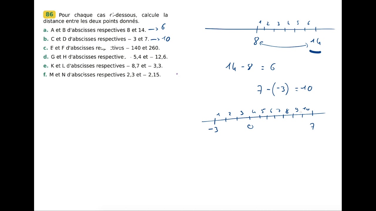 Exercice De Maths Sur Les Nombres Relatifs 5e