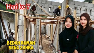 DAY 7‼️NENG ZAHRA’S HOME RENOVATION PROGRESS IS STARTING TO SHOW, THANK GOD 😭🏠