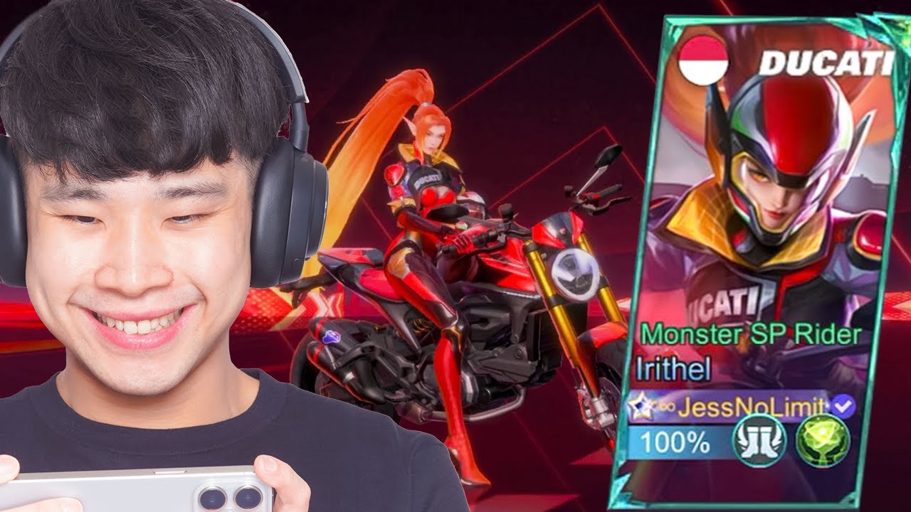 Review Skin Ducati Irithel Rp5,000,000 (Mobile Legends)