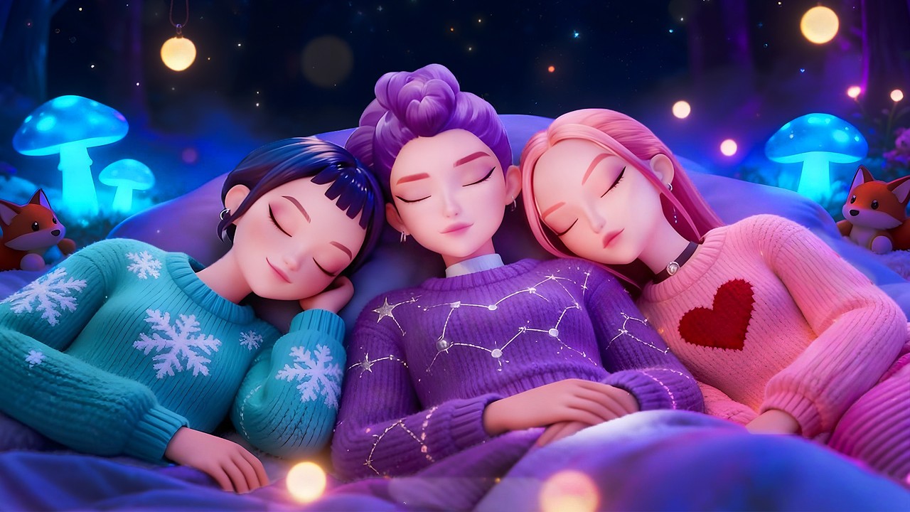 After 5 Minutes 💤 Melatonin Boost & Deep Calm 🌙 Rumi, Mira and Zoey - Kpop Demon Hunters #sleepmusic