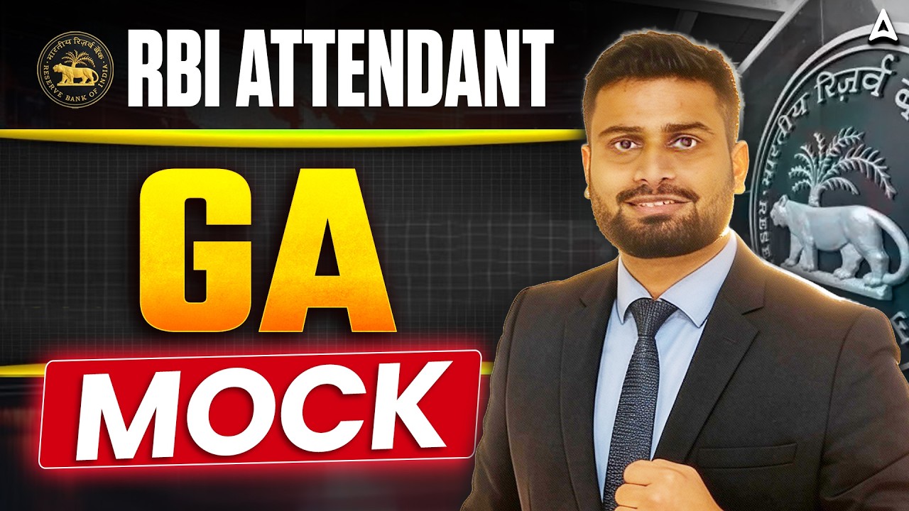 RBI Office Attendant 2026 GA | GA Mock Part 1 | GK/GS Most Expected Questions | GA By Vaibhav Sir