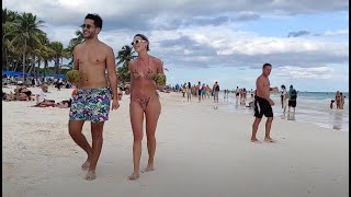 Walking Paradise Beach in Tulum, MX | Playa Paraiso