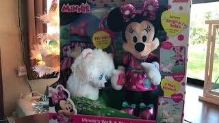 minnie walk and play puppy