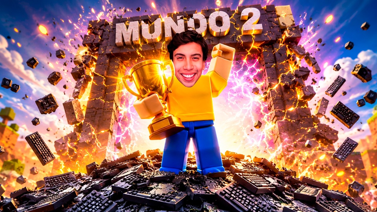 VENCI EL MUNDO 2 EN ESCAPA DEL TECLADO!🏆