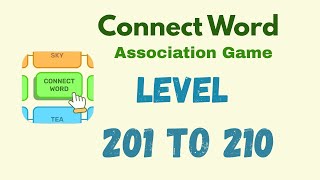 Connect Word Level 201 - 210 Answer | Connect Word Puzzle Game Solutions 🧠✨ | Mini Boss screenshot 5