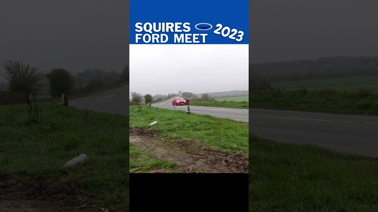 FORD FIESTA ST arriving at Squires FORD MEET 2023 Cobble Detailing 
