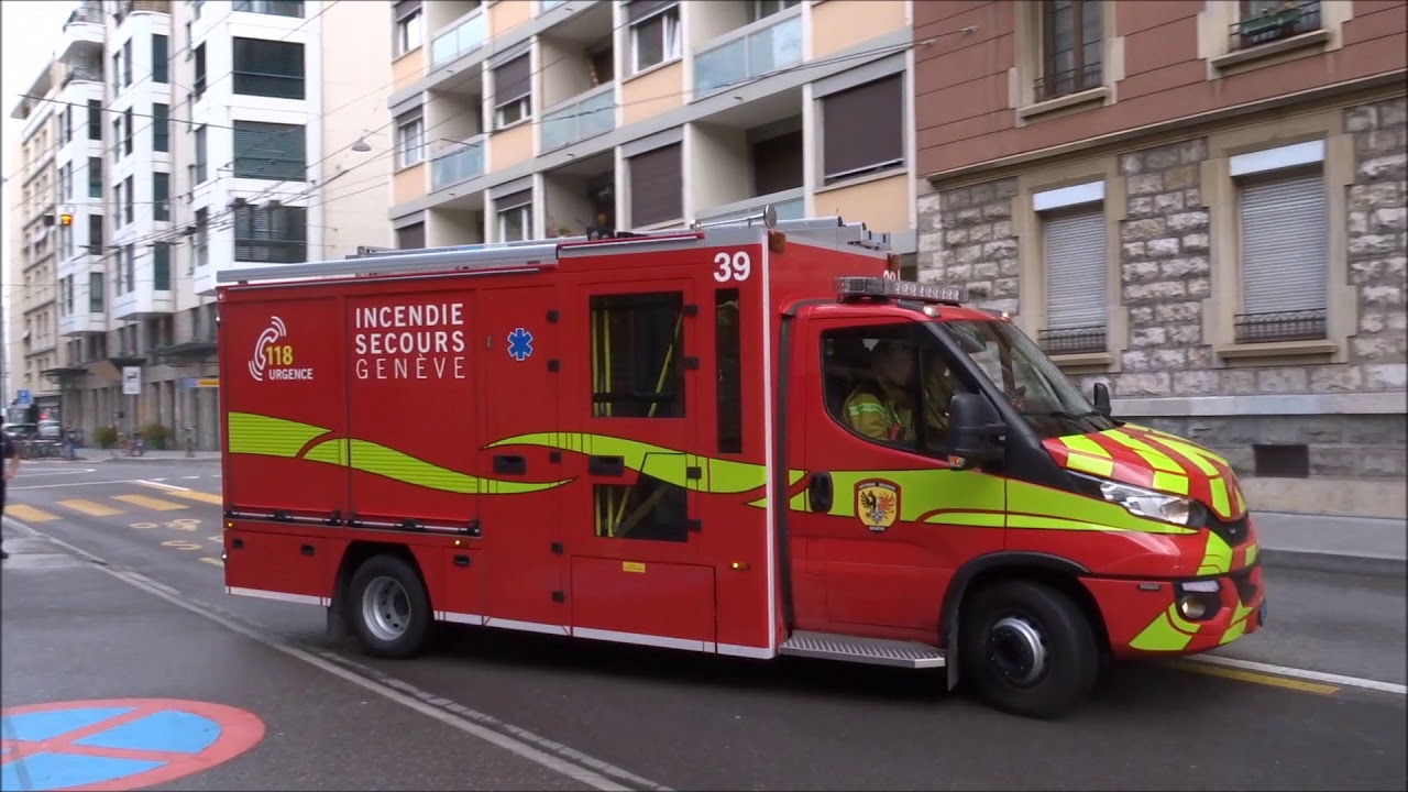 Service de secours de Genève en Urgence ( Compilation ) Emergency Services of Geneva  Responding