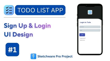 CREATING TODO LIST APP | SKETCHWARE PRO | PART #1